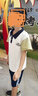 唐獅童裝polo衫男童2025夏季新款拼色短袖t恤兒童帥氣夏裝 綠藍  150  曬單實(shí)拍圖