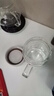 富光雙層玻璃杯商務(wù)泡茶杯子大容量耐熱辦公水杯過(guò)濾帶把銀色320ml 曬單實(shí)拍圖