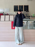 波司登（BOSIDENG）25年新款冬季羽絨服男女情侶短款90絨連帽保暖百搭外套B250245550 黑色8056 S 160/84A 體重約100-110斤 曬單實(shí)拍圖