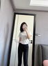 拉夏貝爾短袖t恤女夏季新款圓領(lǐng)純色百搭打底衫內搭基礎款上衣 白色 S 曬單實(shí)拍圖