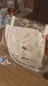 紀(jì)奈落嬰兒防護(hù)面罩新生兒防護(hù)帽寶寶遮陽兒童漁夫帽防飛沫隔離面罩 粉云朵拉鏈款 【42CM：0-3個(gè)月】 曬單實(shí)拍圖