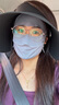 蕉下（beneunder）臉基尼女全臉?lè)罆襻t(yī)美面罩防紫外線口罩高顏值騎行面罩護(hù)臉深黛灰 曬單實(shí)拍圖