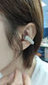 韶音（SHOKZ）OpenDots ONE動(dòng)鈦圈開(kāi)放式藍牙耳機耳夾式耳機藍牙跑步運動(dòng)無(wú)線(xiàn)E310七夕禮物 星際白 曬單實(shí)拍圖