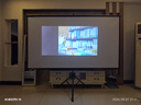 快朵小屋（KUAIDUOXIAOWU）100英寸16:9支架掛壁兩用幕布 白塑4K高清可移動【免打孔】投影儀三色激光極米堅果當貝小米愛普生 曬單實拍圖