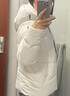 坦博爾羽絨服女可脫卸帽城市運動(dòng)潮流撞色厚外套TBF550386D 積雪白 S 160 曬單實(shí)拍圖
