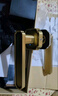 名門(mén)新中式全銅門(mén)鎖臥室室內房間靜音門(mén)鎖黃古銅房門(mén)木門(mén)大戶(hù)型別墅鎖 墨客-面板-黃古銅 右開(kāi) 曬單實(shí)拍圖