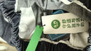 左西女童牛仔褲防褪色兒童彎刀褲秋款2025新款女孩洋氣秋裝褲子 深牛仔色 160 cm 曬單實(shí)拍圖