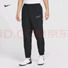 耐克（NIKE）官方男子透氣速干足球長褲夏季新款梭織運(yùn)動(dòng)褲 HJ3781 010黑/黑/白 M 曬單實(shí)拍圖