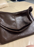 柒肆花簡(jiǎn)約大容量包包女2024新款時(shí)尚百搭休閑單肩包學(xué)生通勤斜挎托特包 咖色PU面料 單獨包包無(wú)掛件 曬單實(shí)拍圖