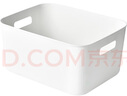 訪(fǎng)客（FK）收納盒 桌面收納盒雜物內衣收納盒玩具零食整理筐雜物儲物盒 3個(gè)裝30.5*20*12cm【大號】無(wú)蓋 曬單實(shí)拍圖