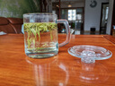 喜碧（Scybe）茶杯耐熱玻璃杯辦公杯玻璃茶杯帶蓋把手杯玻璃水杯格隆380ml 2只 曬單實(shí)拍圖