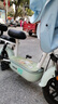飛鴿E75智能電動(dòng)自行車(chē)45公里長(cháng)續航電動(dòng)車(chē)鉛酸電池48V12Ah電瓶車(chē)國標上班代步小電驢源彩青竹綠 曬單實(shí)拍圖