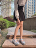 妙麗（Millies）品牌松糕厚底運(yùn)動(dòng)鞋2025新款小眾魔術(shù)貼休閑瑪麗珍鞋簡(jiǎn)約百搭女鞋 銀色 39 曬單實(shí)拍圖