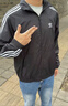 adidas休閑簡(jiǎn)約三條紋梭織立領(lǐng)夾克外套男裝阿迪達(dá)斯官方三葉草 黑色 M 曬單實(shí)拍圖