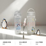 膳魔師（THERMOS）兒童保溫杯316L不銹鋼吸管杯帶杯套手提小學(xué)生上學(xué)外出便攜杯TCKL 曬單實(shí)拍圖