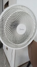 美的（Midea）電風扇家用7葉落地扇搖頭電風扇循臥室宿舍輕音風扇臺式桌面小型風扇臺地兩用升級款 白色丨7葉臺地兩用 曬單實拍圖