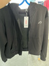 名創(chuàng)優(yōu)品（MINISO）外套女春秋款2025新款衣服開衫小個(gè)子連帽衛(wèi)衣女顯瘦百搭休閑女裝 【春秋薄款】黑色(時(shí)尚心語胸標(biāo)) XL (推薦體重130-150斤) 曬單實(shí)拍圖