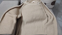 H&M【致臻系列】女裝針織衫秋季時(shí)尚氣質(zhì)羊毛套衫1200121 淺米色 170/116 曬單實(shí)拍圖