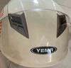 野馬（YEMA）頭盔電動(dòng)車(chē)女3c認證新國標夏季四季通用電瓶車(chē)半盔男安全帽摩托車(chē) 卡其白配透明長(cháng)鏡 曬單實(shí)拍圖