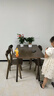 迪瑪森實木餐桌家用餐桌椅組合小戶型現(xiàn)代飯桌橡膠木餐廳長方桌餐桌 胡桃色【全實木】現(xiàn)貨速發(fā) 130cm 【寬80CM】一桌四椅 曬單實拍圖