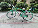 ICOLOUR變速死飛山地自行車(chē)男彎把單車(chē)公路車(chē)賽車(chē)實(shí)心胎雙碟剎成人女中學(xué) 減震-比安奇24速60刀 曬單實(shí)拍圖