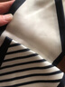 恒源祥韓系黑白氣質(zhì)條紋絲巾女感長(cháng)條小絲巾細窄簡(jiǎn)約夏季領(lǐng)巾飄帶 斜邊款條巾：米白條紋 曬單實(shí)拍圖
