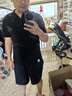 大嘴猴（paul frank）短袖男士Polo衫夏季短袖t恤男休閑潮牌體恤上衣男裝 黑色 2XL  曬單實拍圖