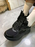 特步 XTEP女鞋黑色運(yùn)動(dòng)鞋女初中生網(wǎng)面透氣青少年跑步鞋厚底增高休閑老爹鞋 黑【空鏡】網(wǎng)面 38 曬單實(shí)拍圖