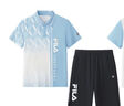 FILA KIDS斐樂童裝兒童套裝2025年夏季新款男童POLO衫短褲兩件套 滿印一-ZA 150 曬單實拍圖