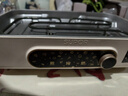 蘇泊爾（SUPOR）電燒烤爐 烤肉鍋燒烤電烤爐烤盤(pán)電烤盤(pán)家用烤肉爐烤串烤肉一體機大功率輕油少煙大容量不粘烤盤(pán) GJ3723P805【可拆洗37cm大烤盤(pán)】 1層 曬單實(shí)拍圖