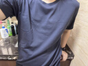 優(yōu)衣庫(kù)男裝女裝情侶百變T快干圓領(lǐng)T恤短袖素色T恤打底衫475358 475358/69藏青色 L /175/100A 曬單實(shí)拍圖