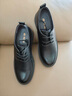 老爺車(chē)男士皮鞋真皮秋季男鞋2025新款英倫風(fēng)厚底大頭皮鞋男商務(wù)休閑皮鞋 LYCLC5905黑色 40 曬單實(shí)拍圖