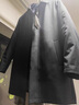 皮爾卡丹冬季新款羽絨服男士內(nèi)膽加厚風(fēng)衣中長款冬裝中年商務(wù)外套防寒大衣 藏藍(lán)【可拆卸內(nèi)膽】 【內(nèi)膽可單 M 170 曬單實(shí)拍圖