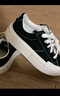 匡威（Converse）官方 悠游All Star男女厚底鞋UU鞋面包鞋黑色A08789C A08789C 37.5 曬單實(shí)拍圖