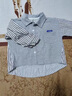 G.DUCKKIDS嬰兒衣服秋季男寶一歲半兒童套裝洋氣春秋外出服兩件套分體套裝 灰色 100 (建議身高90cm 3-4歲) 曬單實(shí)拍圖