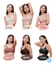 NEIWAI內(nèi)外橙標經(jīng)典云朵無尺碼文胸內(nèi)衣女無痕舒適無鋼圈胸罩送女友 曬單實拍圖