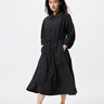 優(yōu)衣庫女裝尼龍連衣裙/7分袖裙子480632 09 黑色 M /160/84A 曬單實拍圖