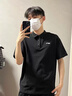李寧（LI-NING）POLO衫男夏季新款短袖T恤休閑翻領(lǐng)上衣速干體恤大碼運動半袖 黑色POLO速干新款A(yù)新老貨號 S /165 曬單實拍圖