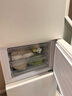 松下（Panasonic）303升三開(kāi)門(mén)超薄嵌入式冰箱一級能效節能大冷凍無(wú)霜制冰智能小型家電家用國家補貼20%NR-EC31AXB-W 曬單實(shí)拍圖