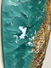 裳淇玄關(guān)壁畫(huà)3d立體浮雕走廊3d立體樹(shù)脂浮雕玄關(guān)裝飾畫(huà)感不規則走廊過(guò) C款 40*130cm無(wú)框木板浮雕（精雕）+光面樹(shù)脂膠 曬單實(shí)拍圖