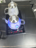 友家鋪?zhàn)樱˙iooner）37X23全自動(dòng)上水電熱水壺電茶壺大理石專(zhuān)用電茶爐燒水壺茶臺(tái)茶桌嵌入式茶具套裝 1L 底部上水黑色-蒸茶款（37x23cm） 曬單實(shí)拍圖