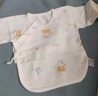 童泰新生兒半背衣嬰兒衣服四季0-3個月初生寶寶純棉上衣和尚服2件裝 黃色小熊(精梳純棉) 52 碼(建議0-2個月身高50-55cm) 曬單實拍圖