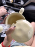 GUIG可愛貓貓杯子女生生日禮物送閨蜜馬克杯帶蓋辦公室陶瓷水杯伴手禮 奶油cat 杯+蓋+勺【生日禮盒】 曬單實拍圖