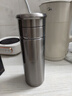 JRINKTEEA高檔茶水分離保溫杯男車載燜泡茶杯悶杯316無縫內(nèi)膽全鋼茶倉辦公 tsuruoka全鋼原色 500ml 曬單實拍圖
