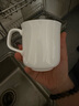 無印良品（MUJI） 骨瓷 馬克杯 水杯杯子 茶杯 帶蓋 380ml 曬單實(shí)拍圖