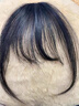 格蒙（GECOMO）空氣劉海假發(fā)女片頭頂全真發(fā)自然前額法式假劉海無(wú)痕輕薄款齊劉海 曬單實(shí)拍圖