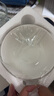 浩雅釉下彩景德鎮陶瓷餐具面碗湯碗大號飯碗簡(jiǎn)約 純白6英寸4個(gè)裝 曬單實(shí)拍圖