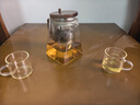 憶壺茶玻璃茶壺茶水分離飄逸杯玻璃泡茶壺辦公室泡茶杯玻璃茶具功夫茶壺 700ML方底飄逸壺 曬單實(shí)拍圖