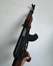 玩顧天弓AK47水電動連發(fā)兒童軟彈玩具槍wargame男孩禮物發(fā)射模型 AK47【木紋色】-送7.4V電池組 曬單實拍圖