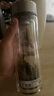 富光抗菌玻璃杯雙層高硼硅泡茶杯子茶水分離杯高檔車(chē)載水杯男京東限定 曬單實(shí)拍圖